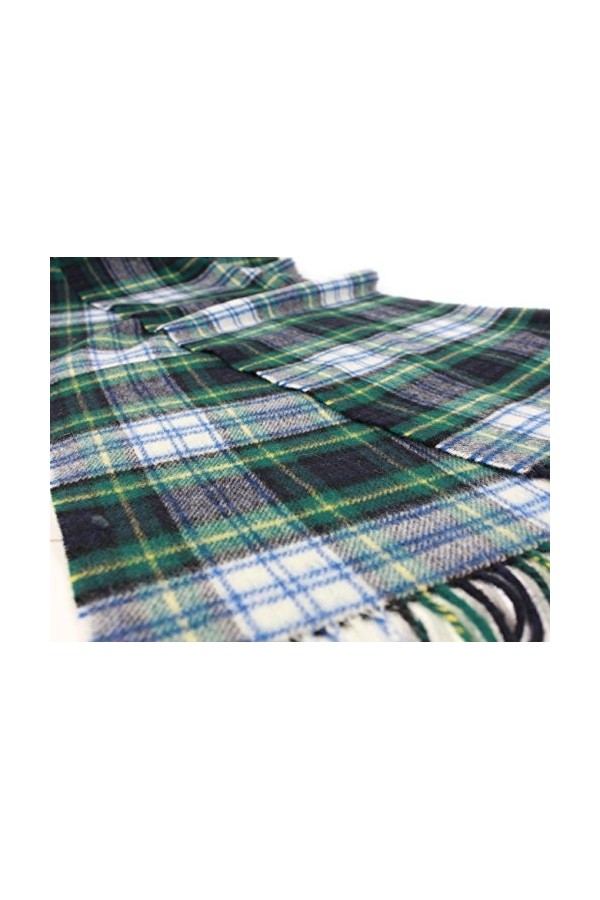 Écharpe tartan en laine dagneau 160 x 30,5 cm