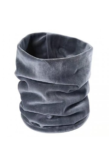 Rayson Écharpe Femme et Homme Foulard Hiver Cache Cou Cache Col Tour de Cou Femme pour Ski Moto Vélo,Gris