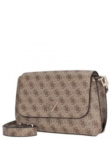 Guess Sac bandoulière logo all over Meridian jeans - Femme