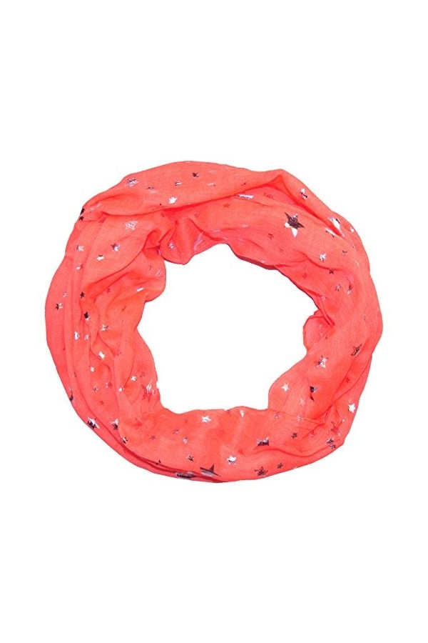 MANUMAR Écharpe tube pour femme | Foulard avec motif étoiles comme accessoire parfait pour lautomne et lhiver | Écharpe tub