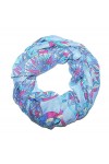 MANUMAR Écharpe tube pour femme | Foulard avec motif étoiles comme accessoire parfait pour lautomne et lhiver | Écharpe tub
