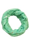 MANUMAR Écharpe tube pour femme | Foulard avec motif étoiles comme accessoire parfait pour lautomne et lhiver | Écharpe tub