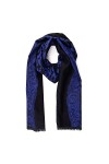 MANUMAR Écharpe unisexe | Foulard fin pour homme et femme avec motifs sobres comme accessoire parfait automne/hiver | Écharpe