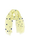 MANUMAR Foulard pour femme en différentes couleurs avec motif à pois, parfait pour lautomne/hiver, accessoire classique, idé