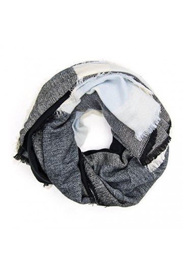 MANUMAR Écharpe unisexe | Foulard fin pour homme et femme avec motifs à carreaux simples comme accessoire parfait pour lauto