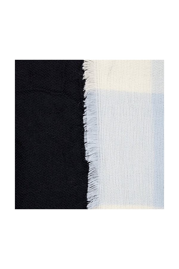 MANUMAR Écharpe unisexe | Foulard fin pour homme et femme avec motifs à carreaux simples comme accessoire parfait pour lauto