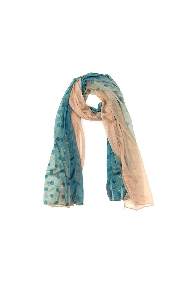 MANUMAR Écharpe pour femme en différentes couleurs avec dégradé de couleur comme accessoire parfait pour lautomne et lhiver