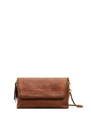 Desigual, BAG_POL GREEN_VENECIA 6011 CAMEL Femme, marron