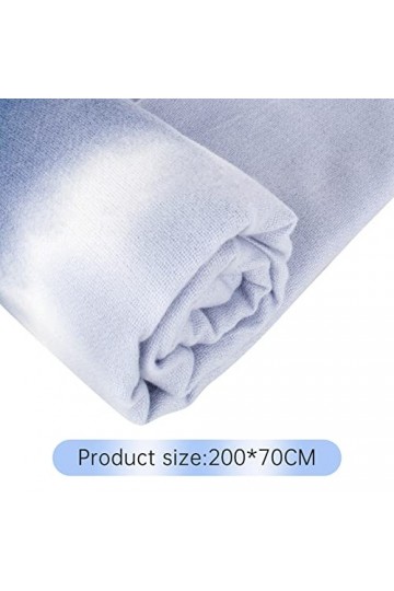 XTDMJ Écharpe Femme, Écharpes & Châles pour Femme Franges, Écharpe Femme Bleu Ciel Dégradé de Couleur Écharpe Tricotée Chaude