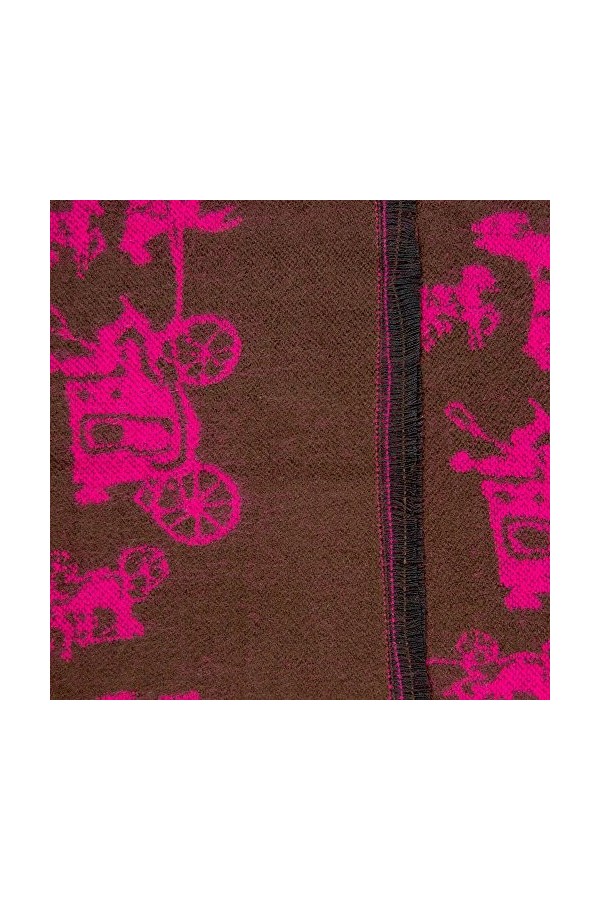 MANUMAR Écharpe unisexe | Foulard fin pour homme et femme avec motifs simples comme accessoire parfait pour lautomne/hiver |
