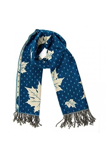 MANUMAR Écharpe unisexe | Foulard fin pour homme et femme avec motifs dhiver comme accessoire parfait pour lautomne/hiver |