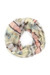 Manumar Foulard-tube pour femme | Tour de cou en différentes couleurs avec motif papillon, accessoire parfait pour lautomne 