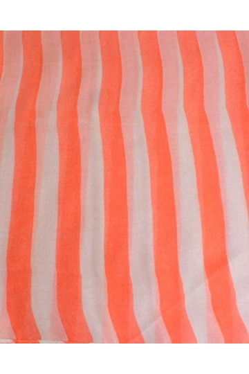 Pinuk SummerStripeLoop Écharpe tube légère, bicolore, rayée, pour femme - Multicolore - Taille Unique