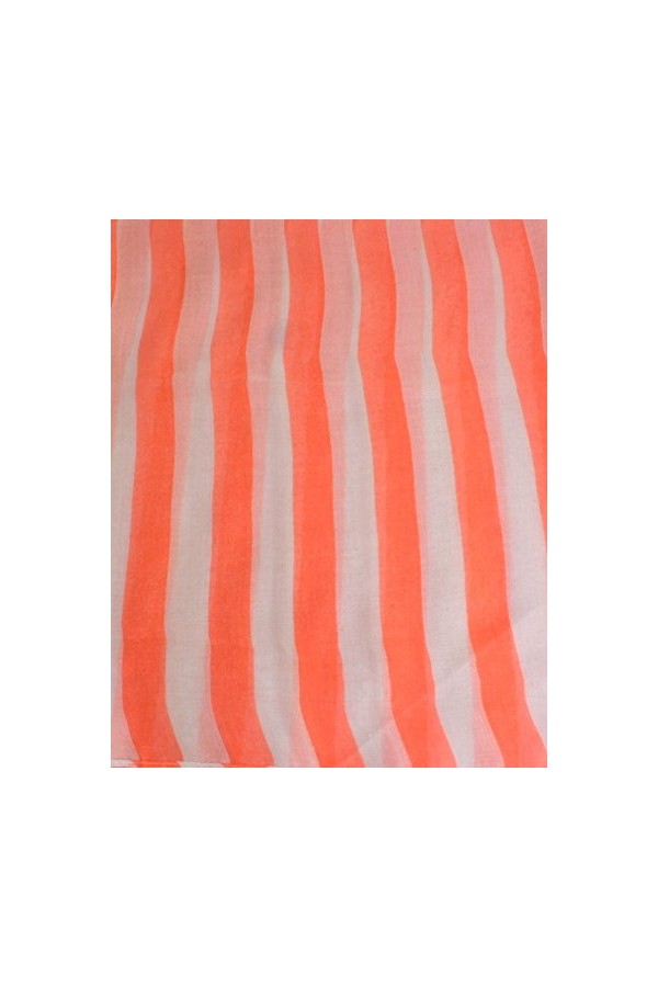 Pinuk SummerStripeLoop Écharpe tube légère, bicolore, rayée, pour femme - Multicolore - Taille Unique