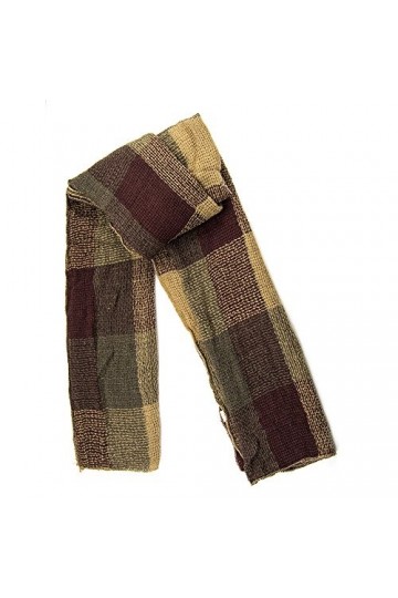 MANUMAR Écharpe unisexe | Foulard fin pour homme et femme avec motifs sobres comme accessoire parfait automne/hiver | Écharpe