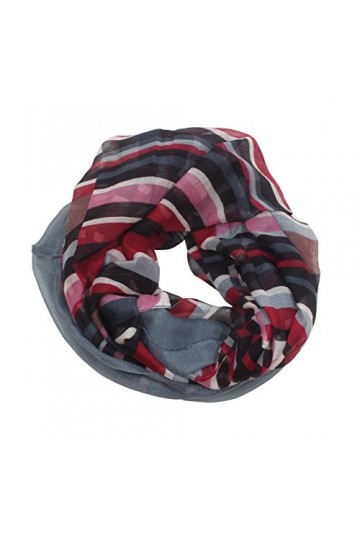 fallstripes Boucle écharpe 170&nbsp;cm Double face 85&nbsp;x 80&nbsp;cm - violet - Taille unique