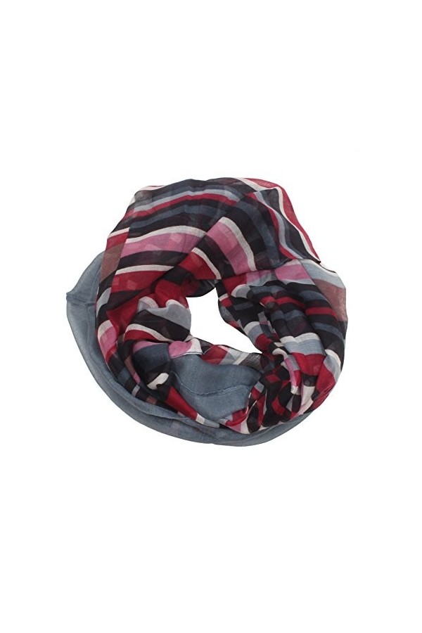 fallstripes Boucle écharpe 170&nbsp;cm Double face 85&nbsp;x 80&nbsp;cm - violet - Taille unique