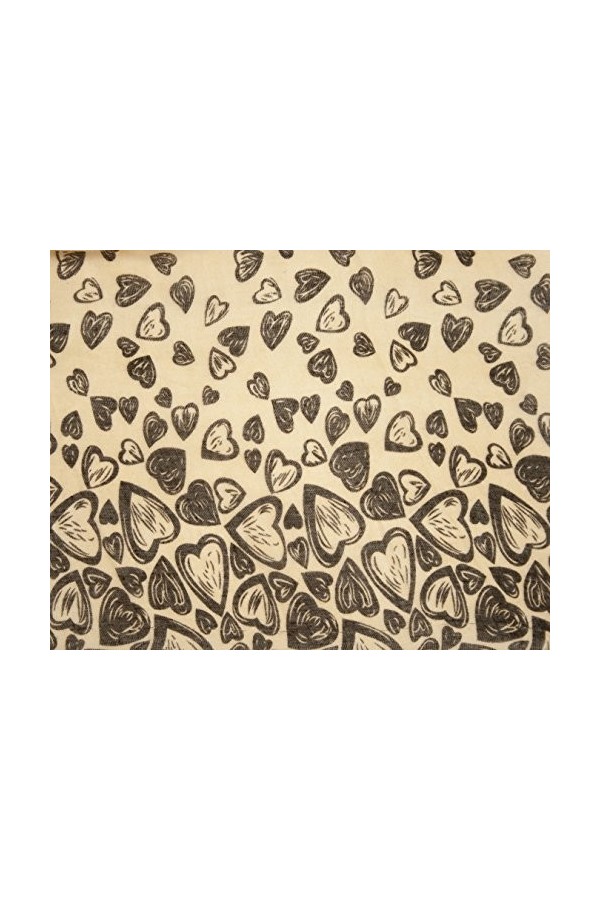 ManuMar Cœur Hearts Dame écharpe écharpe rose. écharpe douce comme accessoire élégant. Cadeau de Noël Petite amie femme - - t