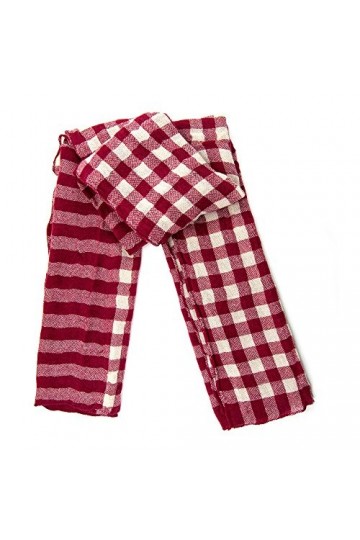 MANUMAR Écharpe unisexe | Foulard fin pour homme et femme avec motifs simples comme accessoire parfait pour lautomne/hiver |