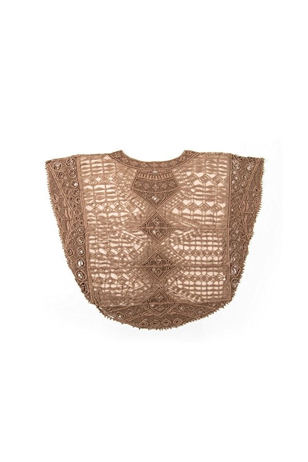 MANUMAR Foulards et ponchos en dentelle pour femme | Accessoires élégants pour des occasions telles que les mariages | Idée c