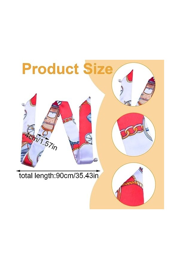 SSRDFU - 12 Pcs Sac à Main Wrap Ruban, Sac à Main écharpe Portefeuille Mode poignée Wrap Ruban écharpe Portefeuille poignée C