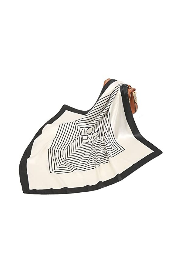 FAIRYGATE Écharpe Foulards En Soie Femme Soie Bandana Léger Pour Dames Cou Décoration Cadeaux pour femmes 73014