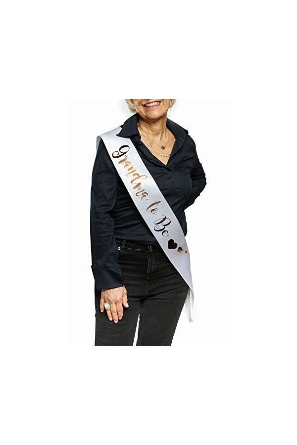 OLILLY Echarpe Grandma to be - Echarpe pour une Future Mamie