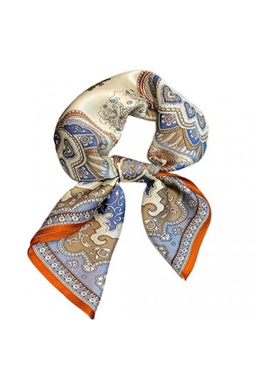 FAIRYGATE Écharpe Foulards En Soie Femme Soie Bandana Léger Pour Dames Cou Décoration Branché 95019