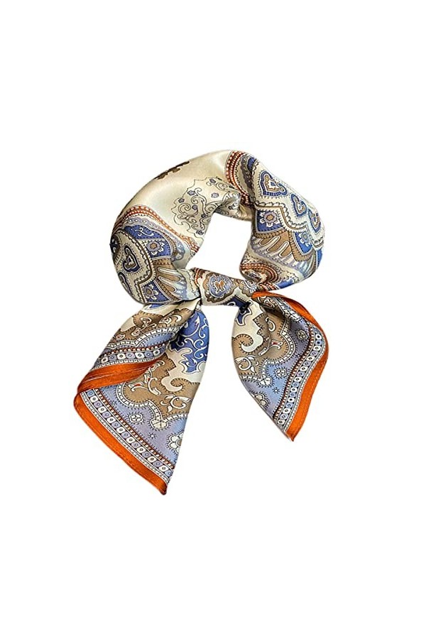 FAIRYGATE Écharpe Foulards En Soie Femme Soie Bandana Léger Pour Dames Cou Décoration Branché 95019
