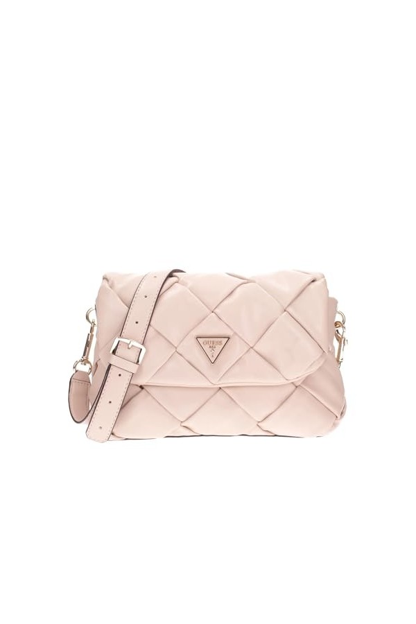 Guess Zaina, Sac à bandoulière, épaule à Rabat Femme, Stone, Taille Unique