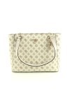 GUESS Noelle, Sac à Main Femme, Logo Cream, OneSize