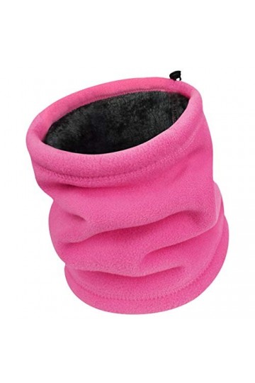 heekpek Cache-Cou Femme Tour de Cou Homme Polaire Snood Hiver Écharpe De Cercle Doublée Épais Thermique Ronde Neck Warmer pou