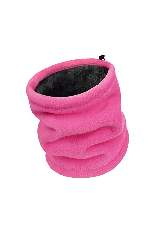 heekpek Cache-Cou Femme Tour de Cou Homme Polaire Snood Hiver Écharpe De Cercle Doublée Épais Thermique Ronde Neck Warmer pou