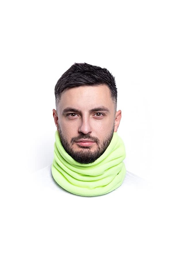 ...KARL LOVEN Tour de Cou Homme Femme Unisex Polaire Cache-Cou col Nez Hiver masque écharpe Tube Chaud épais ski cyclisme vél