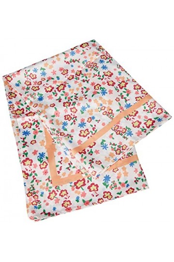 Pieces PCSAIRA Square Scarf BC Écharpe, Cloud Dancer/AOP:Flower AOP, Taille Unique Femme