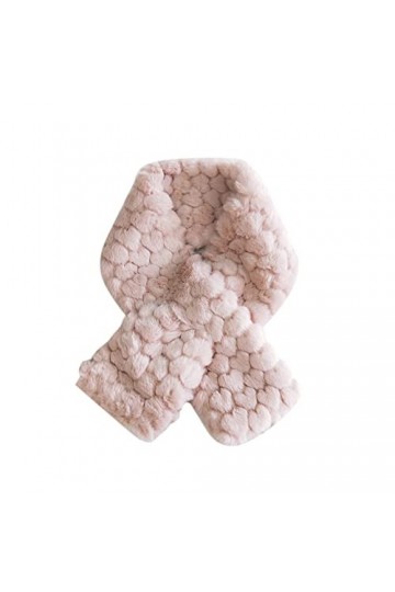 Surakey Echarpe Hiver Femme,Col Fausse Fourrure Femmes Hiver Dames Echarpe Etoles Châle,Écharpe en Peluche Chaude et Détachab