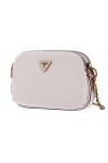 GUESS Becci Girlfriend Double Zip Crossbody Bag Seashell