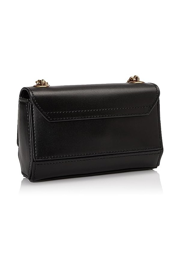 Guess Iseline Flap, Mini, Trappe Crossbody Femme, Noir, Taille Unique