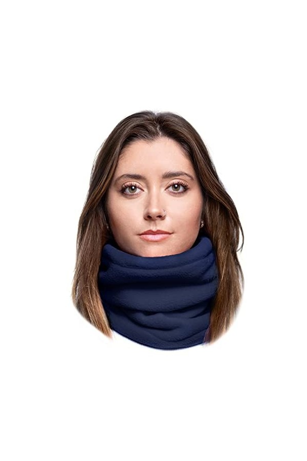 ...KARL LOVEN Tour de Cou Homme Femme Unisex Polaire Cache-Cou col Nez Hiver masque écharpe Tube Chaud épais ski cyclisme vél