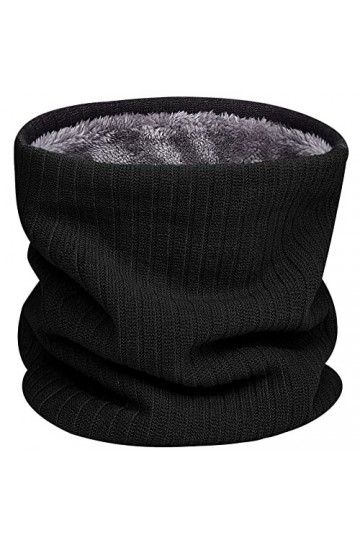 Yuson Girl Écharpe Femme et Homme Tour de Cou Chaud Tricot Hiver écharpe Coupe-Vent Ski Élastique Épais Doux Doublure Polaire