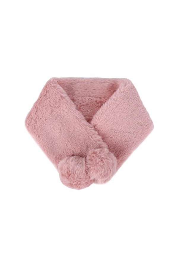 Peluche Écharpe d’hiver Mode Doux Cou d’hiver Foulard Écharpe Réglable Châle épais Col d’hiver Echarpe Fluffy Neck Foulards C