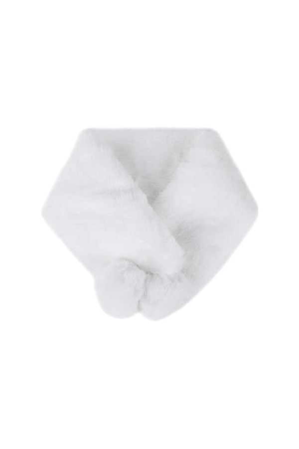 Peluche Écharpe d’hiver Mode Doux Cou d’hiver Foulard Écharpe Réglable Châle épais Col d’hiver Echarpe Fluffy Neck Foulards C