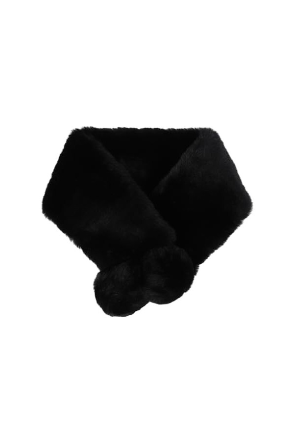 Peluche Écharpe d’hiver Mode Doux Cou d’hiver Foulard Écharpe Réglable Châle épais Col d’hiver Echarpe Fluffy Neck Foulards C