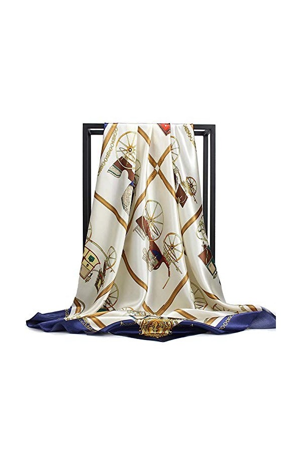 Bellette Femme Fichus et Foulards de tête Foulard Elégant Etoles Chale Echarpe Bandana Châle
