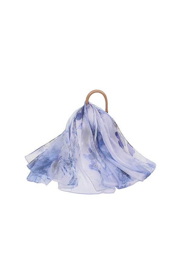 FELOVE Écharpe en soie pour femme 100% soie, écharpe en pure soie, tissu élégant en soie de haute qualité, doux pour la peau,