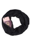 MUXItrade Écharpe portative pour Femme avec écharpe de Poche All Écharpe Travel All Match
