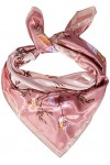 Bellette Femme Fichus et foulards de tête en Soie Foulard Echarpe Bandana Soie Grand Carré Satiné Foulards, Taille unique
