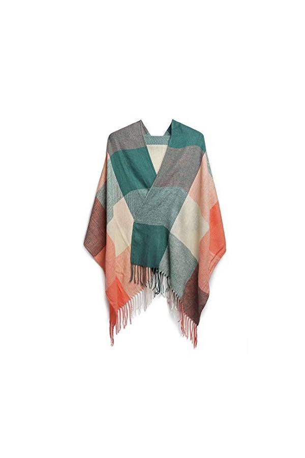 Oak & Tea Oak Tea S6430 GN Écharpes, Green, L Femme