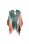 Oak & Tea Oak Tea S6430 GN Écharpes, Green, L Femme