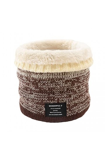 MLETULIPS Echarpe dhiver - Homme Femme Temps froid Echarpe en laine tricotée imperméable au vent Cadeau de sport extérieur 